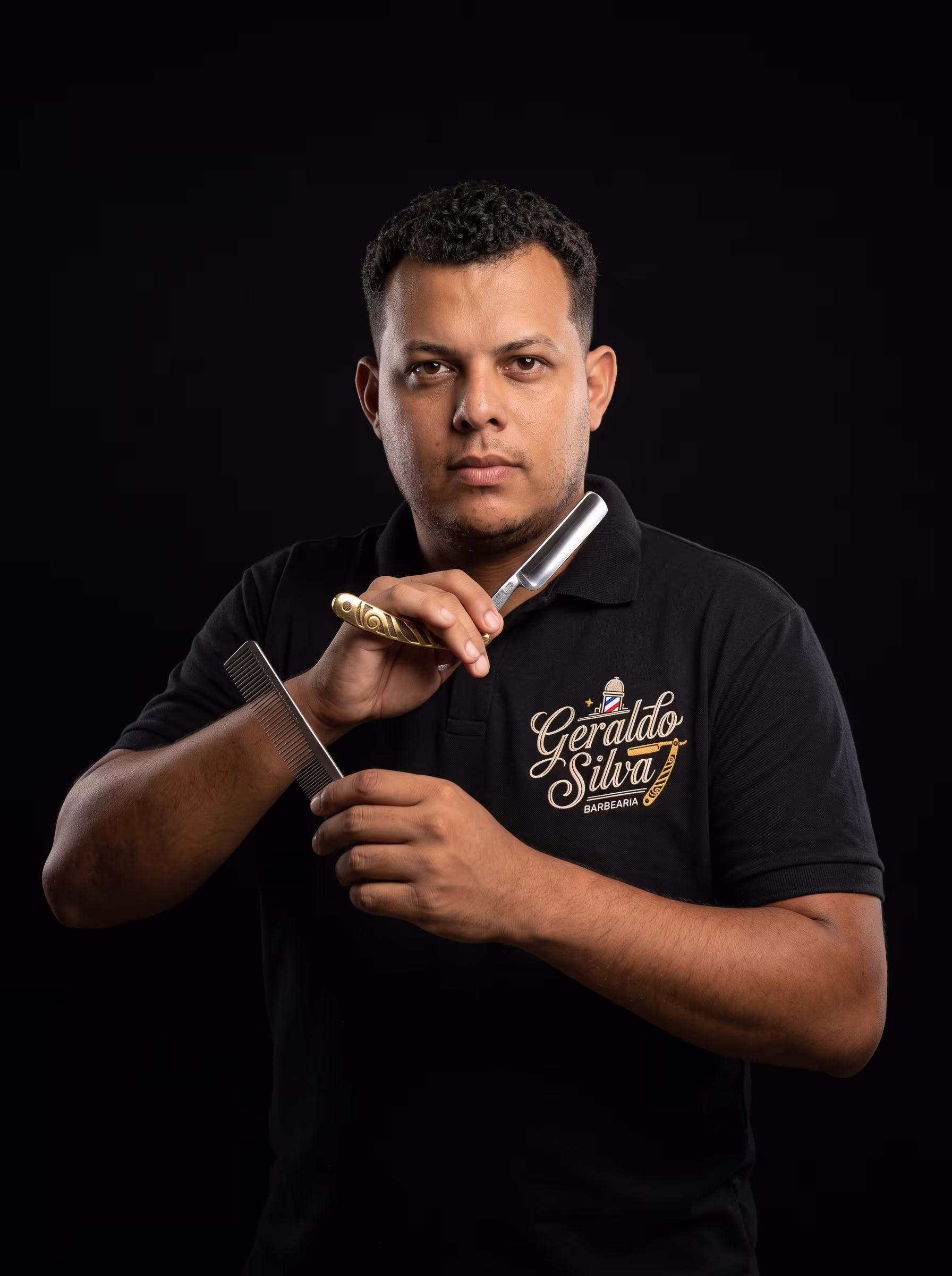 Cadeiras e Interior da Barbearia